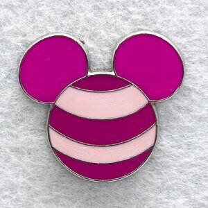 🔮 5/$25 Disney‎ Alice in Wonderland Cheshire Cat Mickey Icon Pin